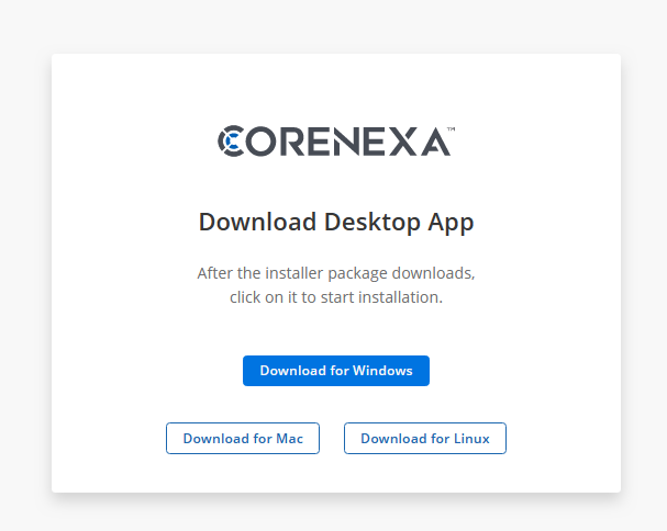 Download Desktop App Windows, Mac, Linux